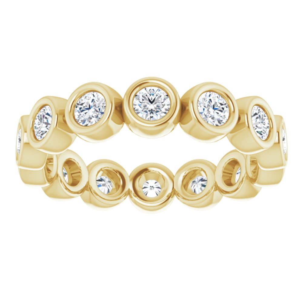 14K Yellow 7/8 CTW Lab-Grown Diamond Eternity Band