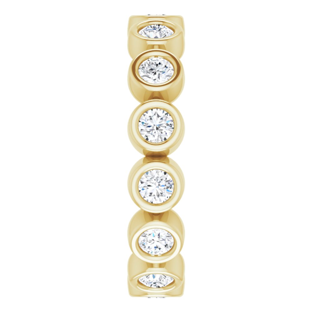 14K Yellow 7/8 CTW Lab-Grown Diamond Eternity Band