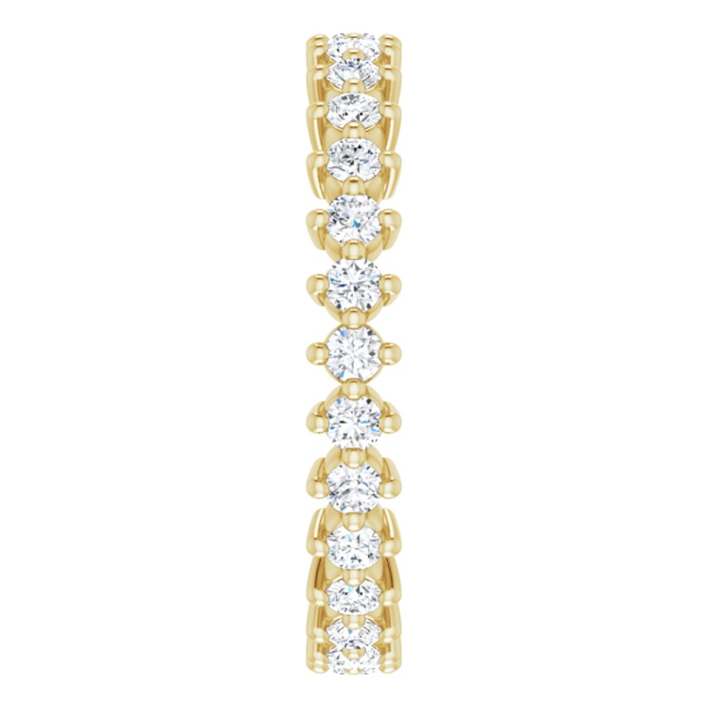 14K Yellow Gold 1/2 CTW Natural Diamond Eternity Band