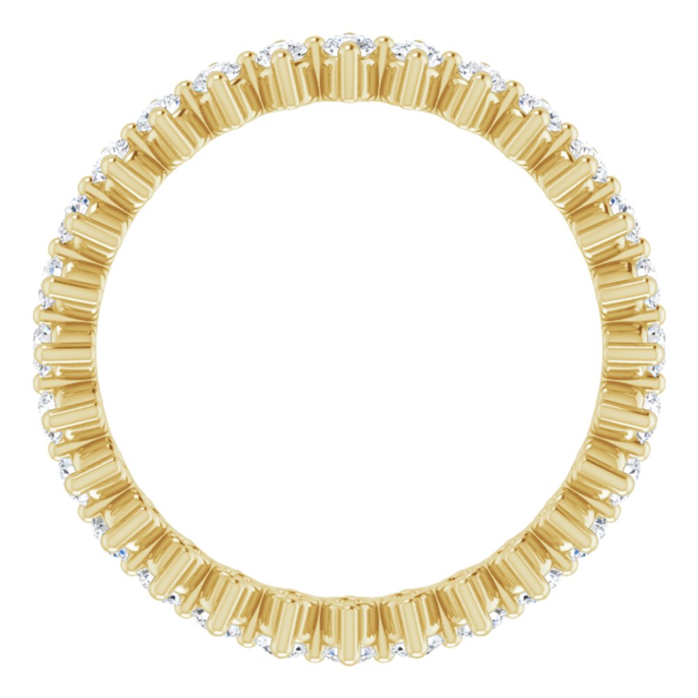 14K Yellow Gold 1/2 CTW Natural Diamond Eternity Band