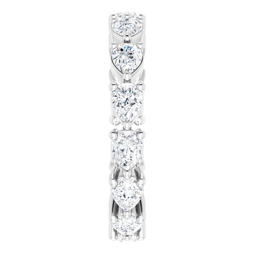 14K White Gold 2 CTW Lab-Grown Diamond Eternity Band