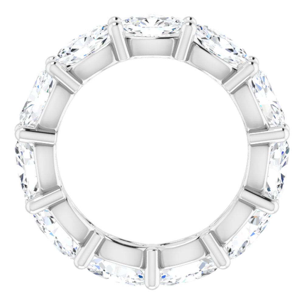 14K White Gold 4 CTW Lab-Grown Diamond Eternity Band
