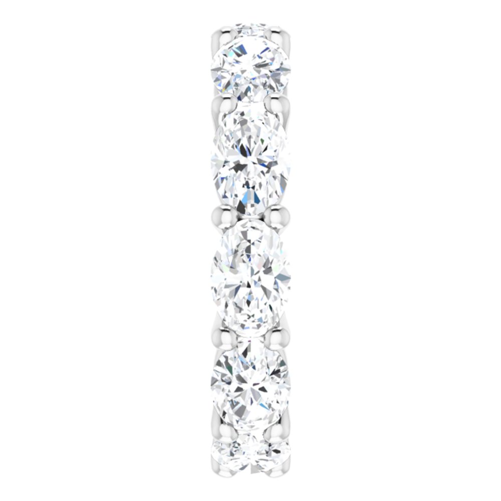 14K White Gold 4 CTW Lab-Grown Diamond Eternity Band