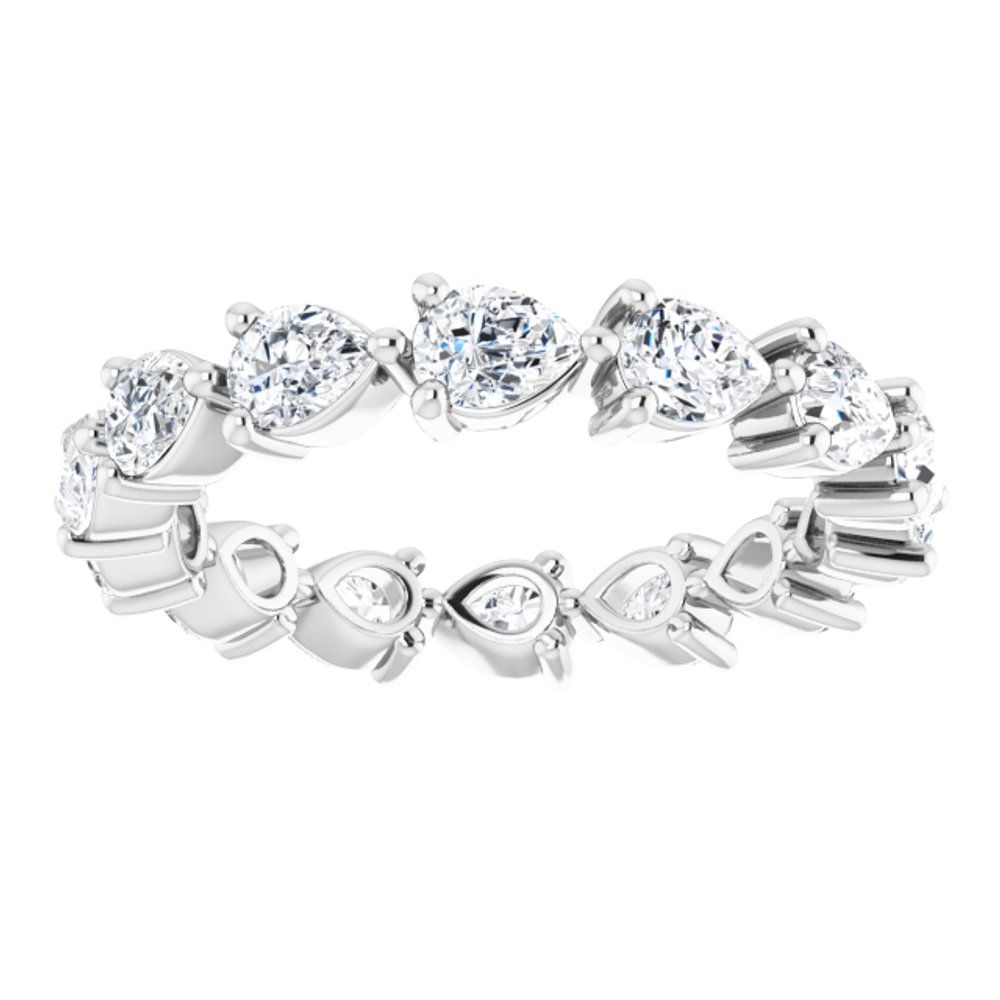 14K White Gold 2 CTW Lab-Grown Diamond Eternity Band