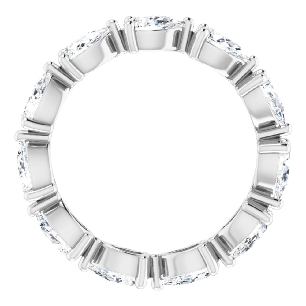 14K White Gold 2 1/5 CTW Lab-Grown Diamond Eternity Band
