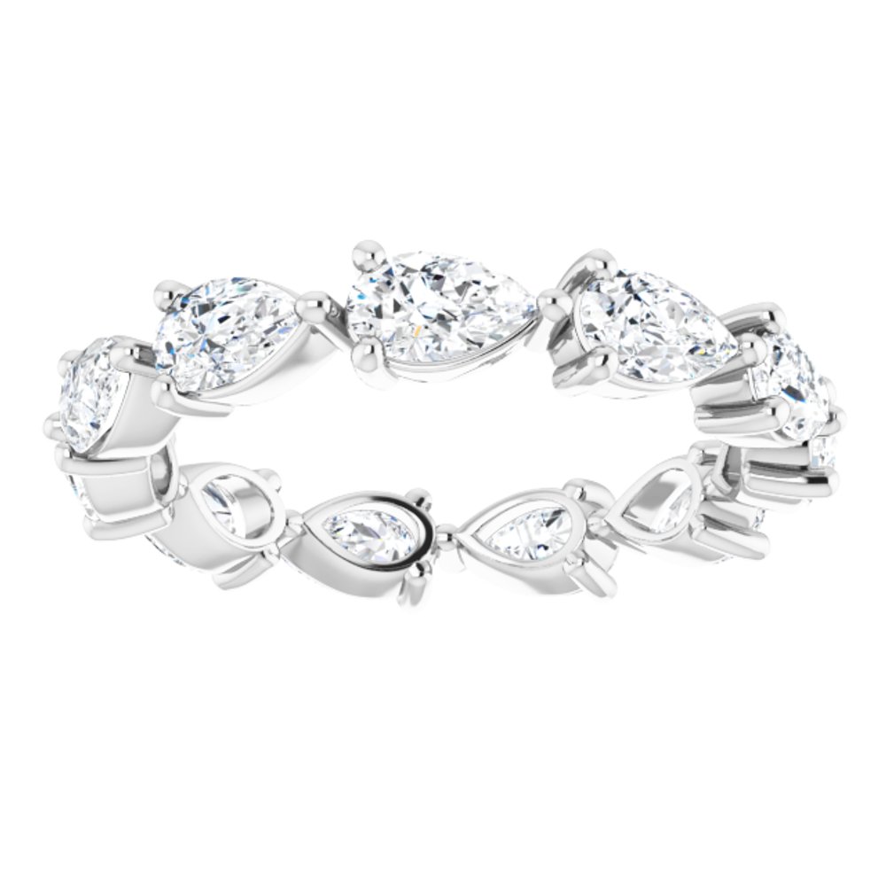 14K White Gold 2 1/5 CTW Lab-Grown Diamond Eternity Band