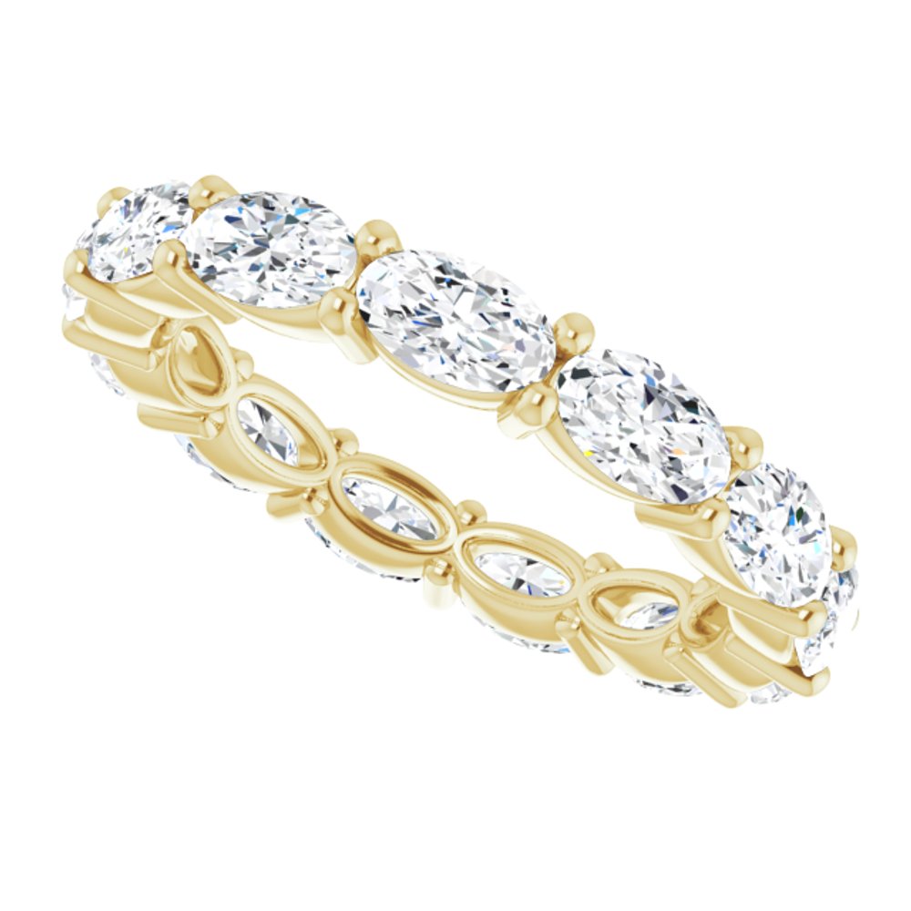 14K Yellow Gold 2 1/2 CTW Lab-Grown Diamond Eternity Band
