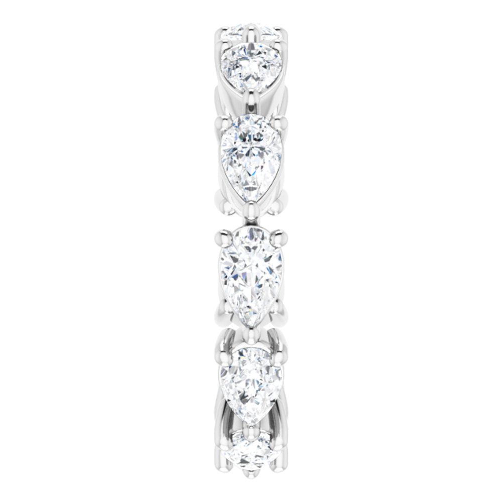 14K White Gold 2 1/5 CTW Lab-Grown Diamond Eternity Band