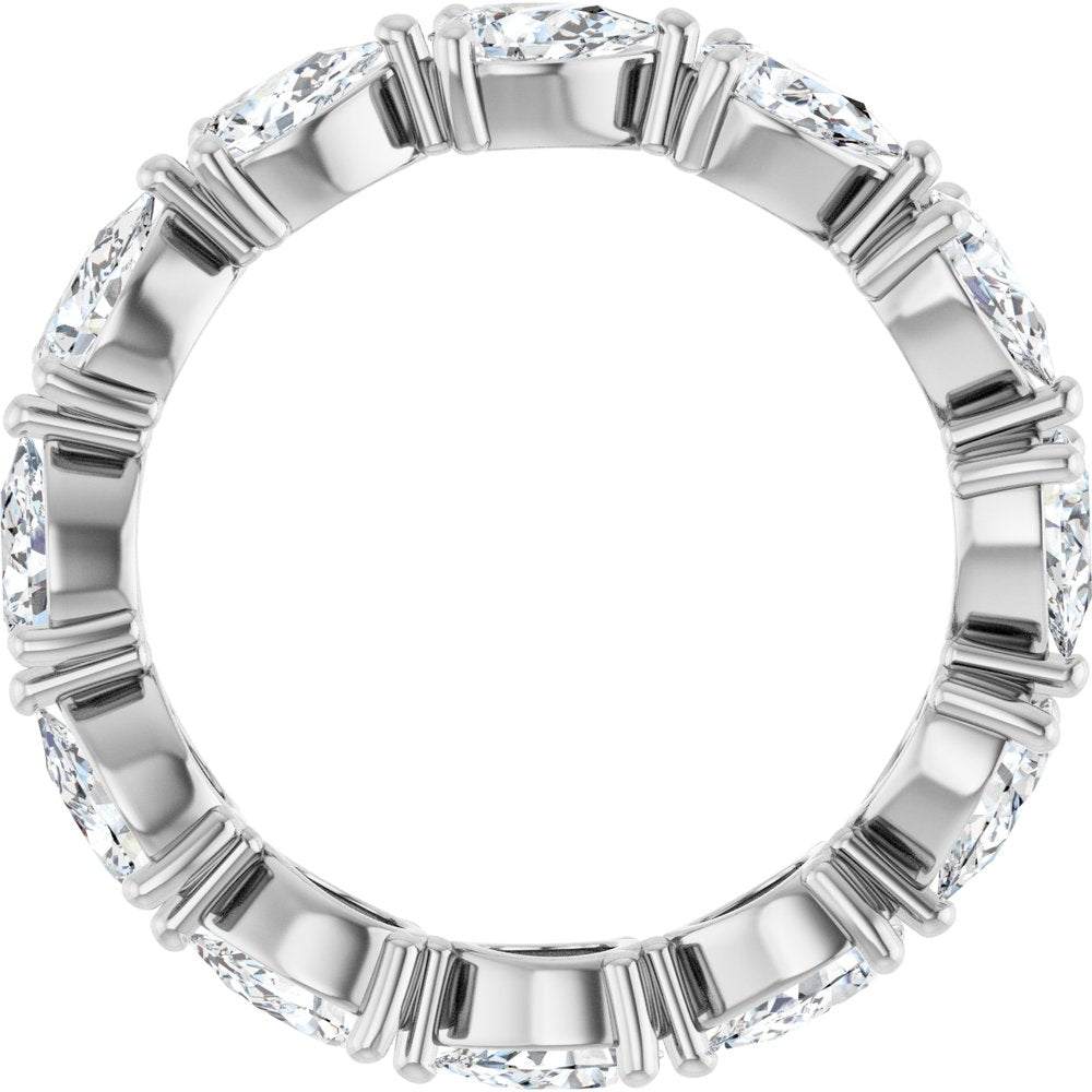 14K White Gold 2 3/8 CTW Lab-Grown Diamond Eternity Band