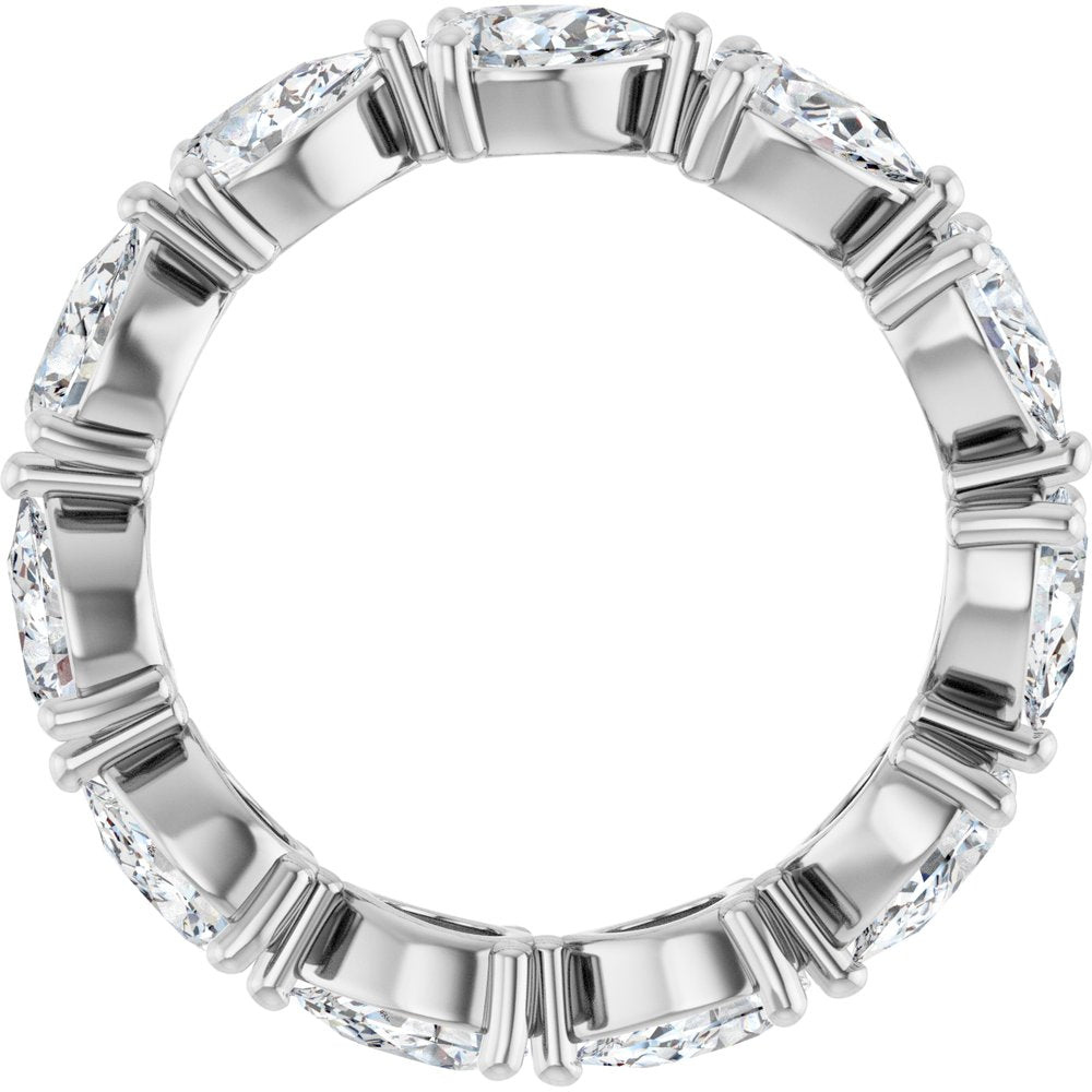 14K White Gold 2 3/4 CTW Lab-Grown Diamond Eternity Band