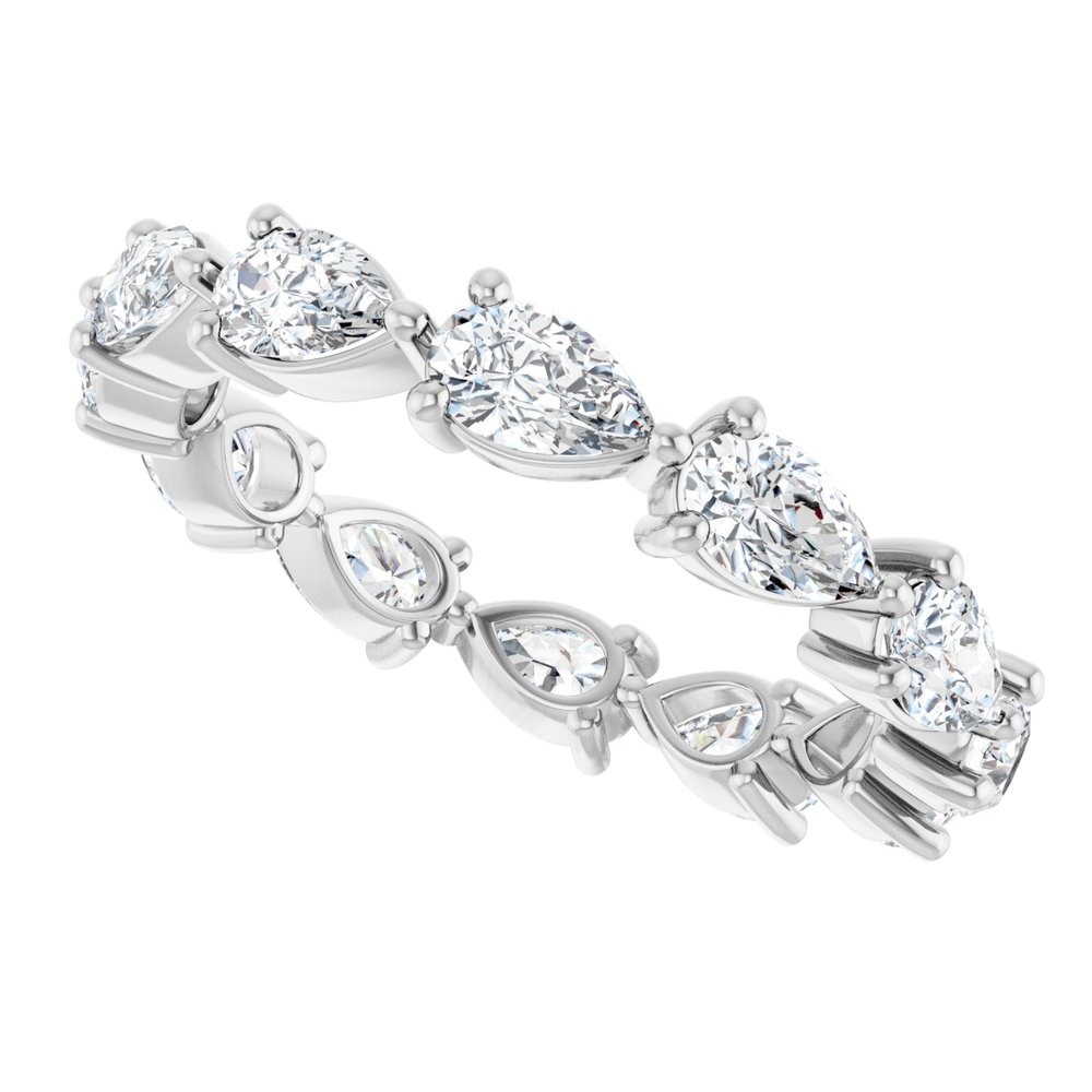 14K White Gold 2 3/8 CTW Lab-Grown Diamond Eternity Band