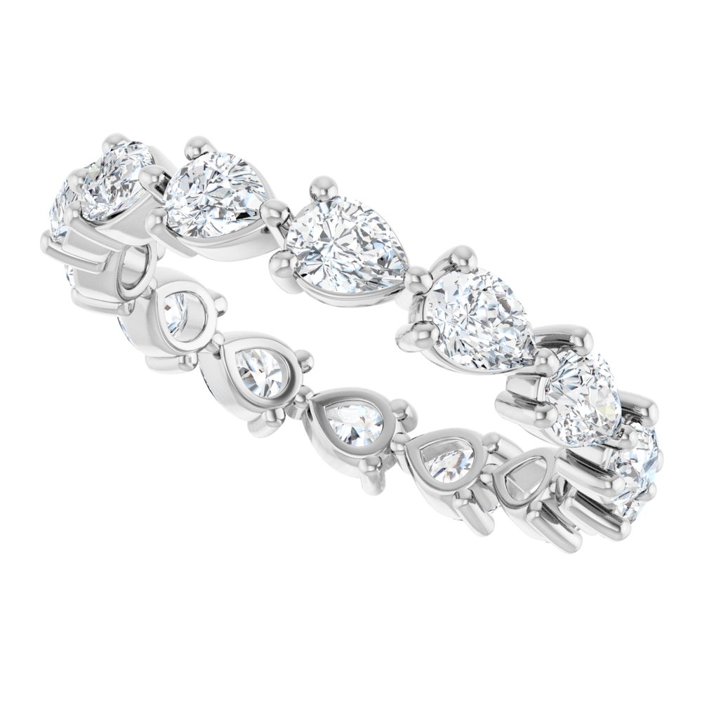14K White Gold 2 CTW Lab-Grown Diamond Eternity Band