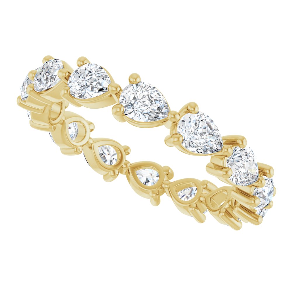14K Yellow Gold 2 CTW Lab-Grown Diamond Eternity Band