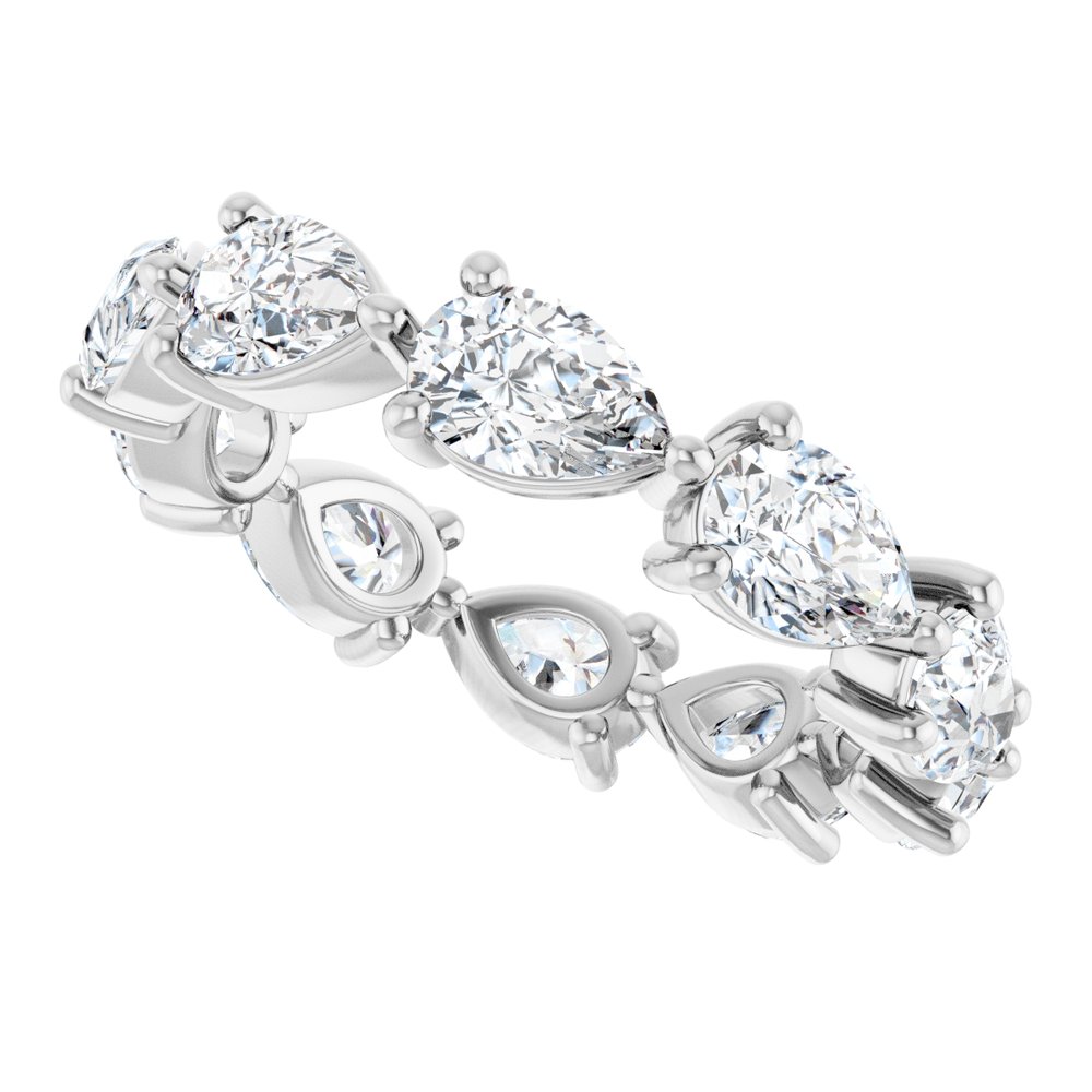 14K White Gold 3 CTW Lab-Grown Diamond Eternity Band