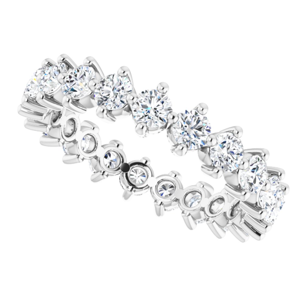 14K White Gold 1 3/4 CTW Natural Diamond Eternity Band