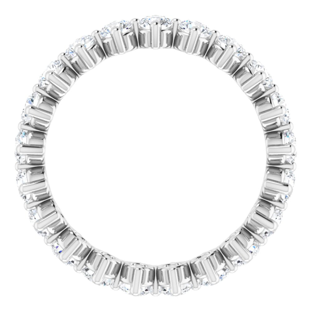 14K White Gold 1 3/4 CTW Natural Diamond Eternity Band