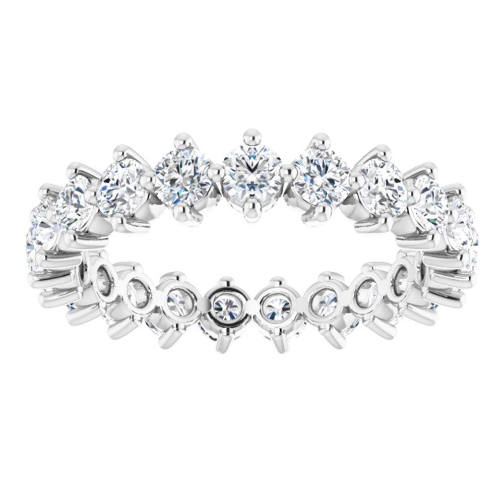 14K White Gold 1 3/4 CTW Natural Diamond Eternity Band