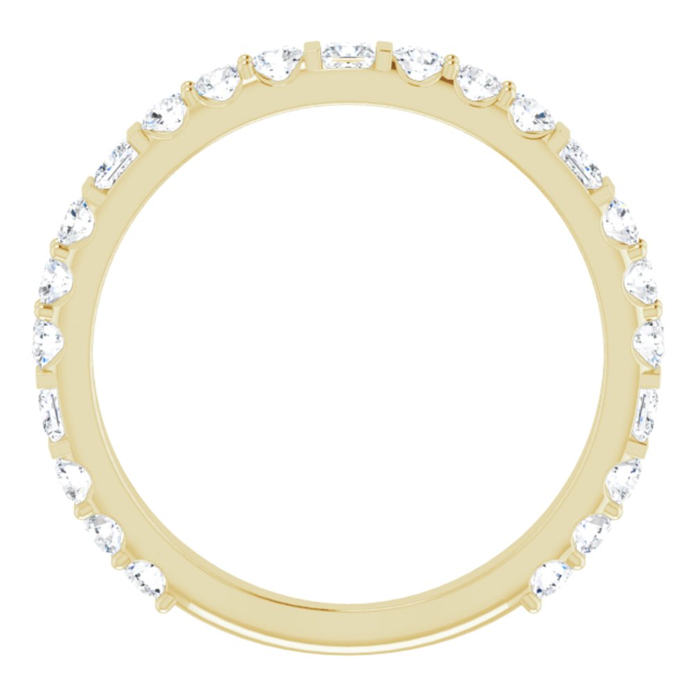 14K Yellow 3/4 CTW Natural Diamond Anniversary Band