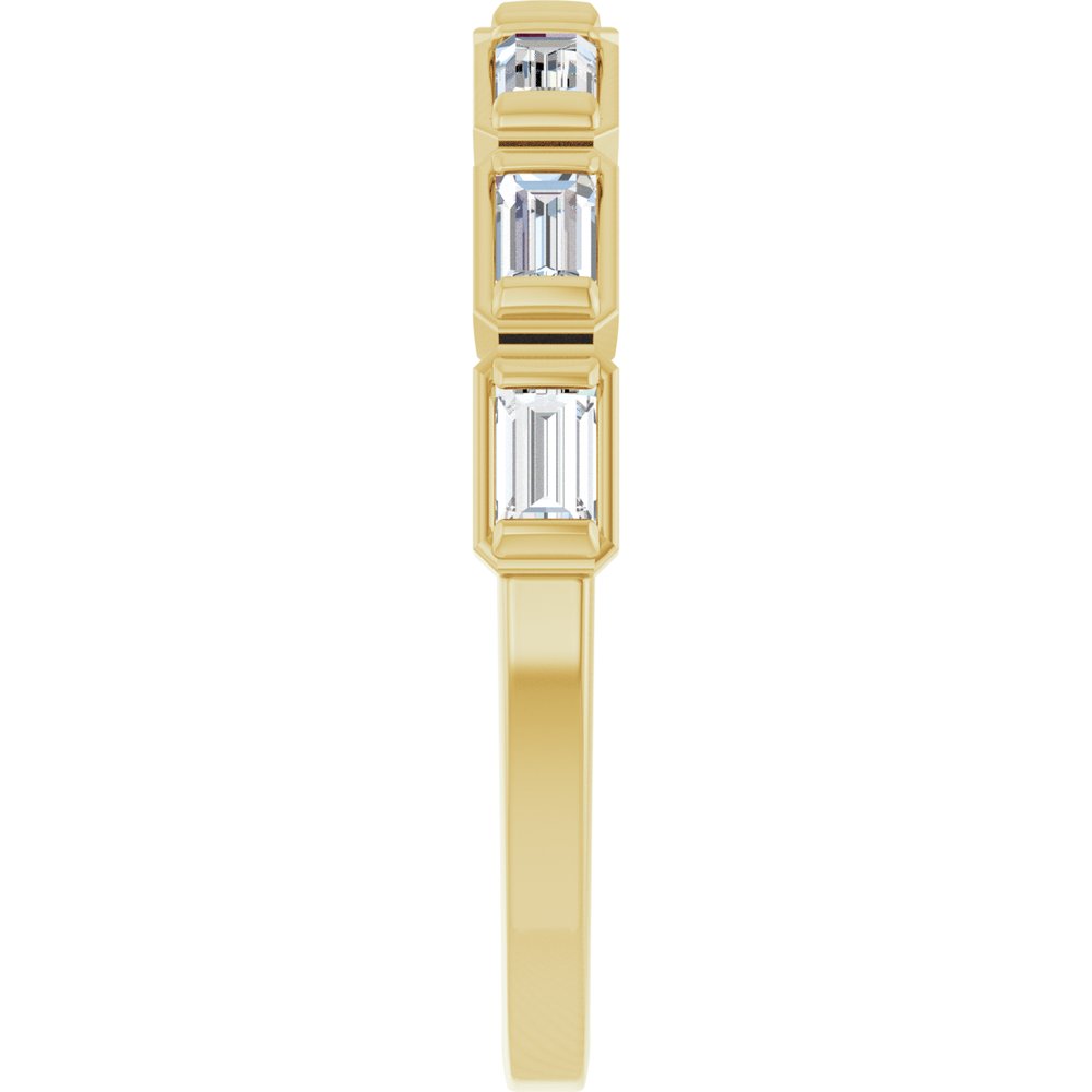 14K Yellow 1/2 CTW Natural Diamond Anniversary Band