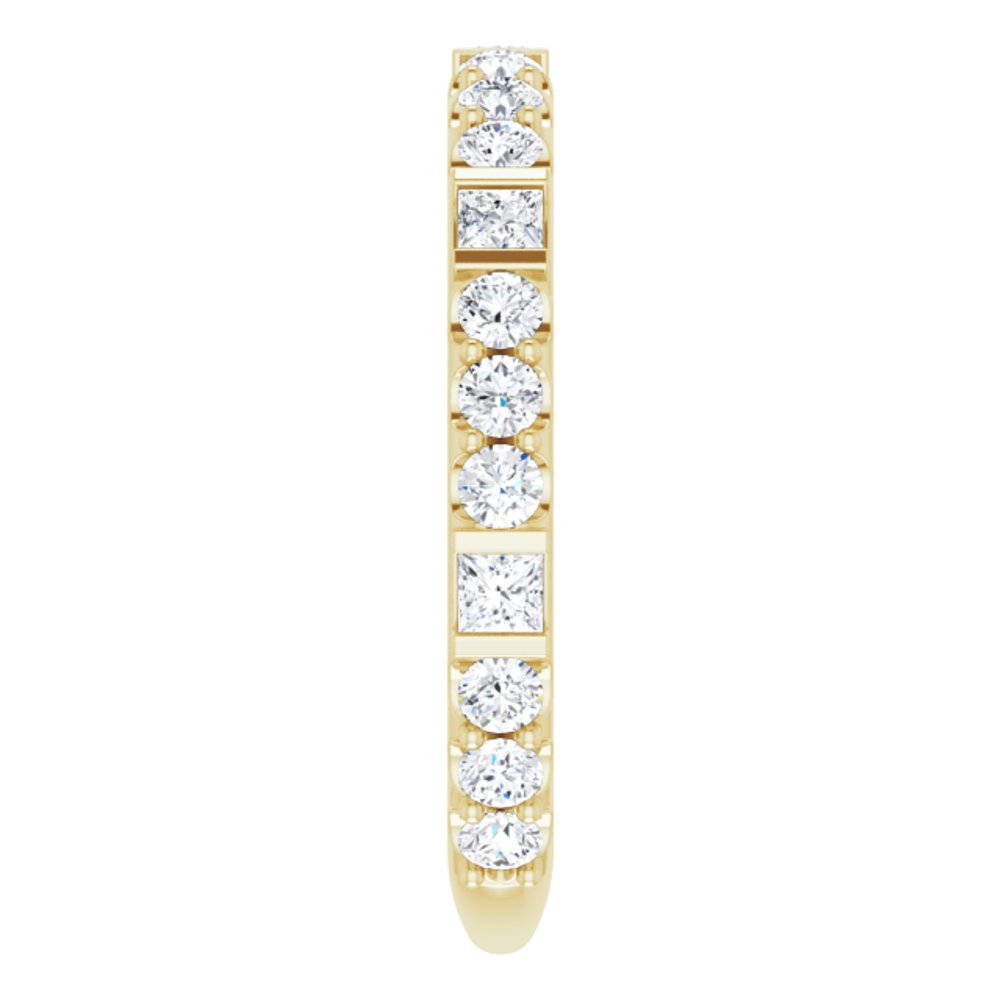 14K Yellow 3/4 CTW Natural Diamond Anniversary Band