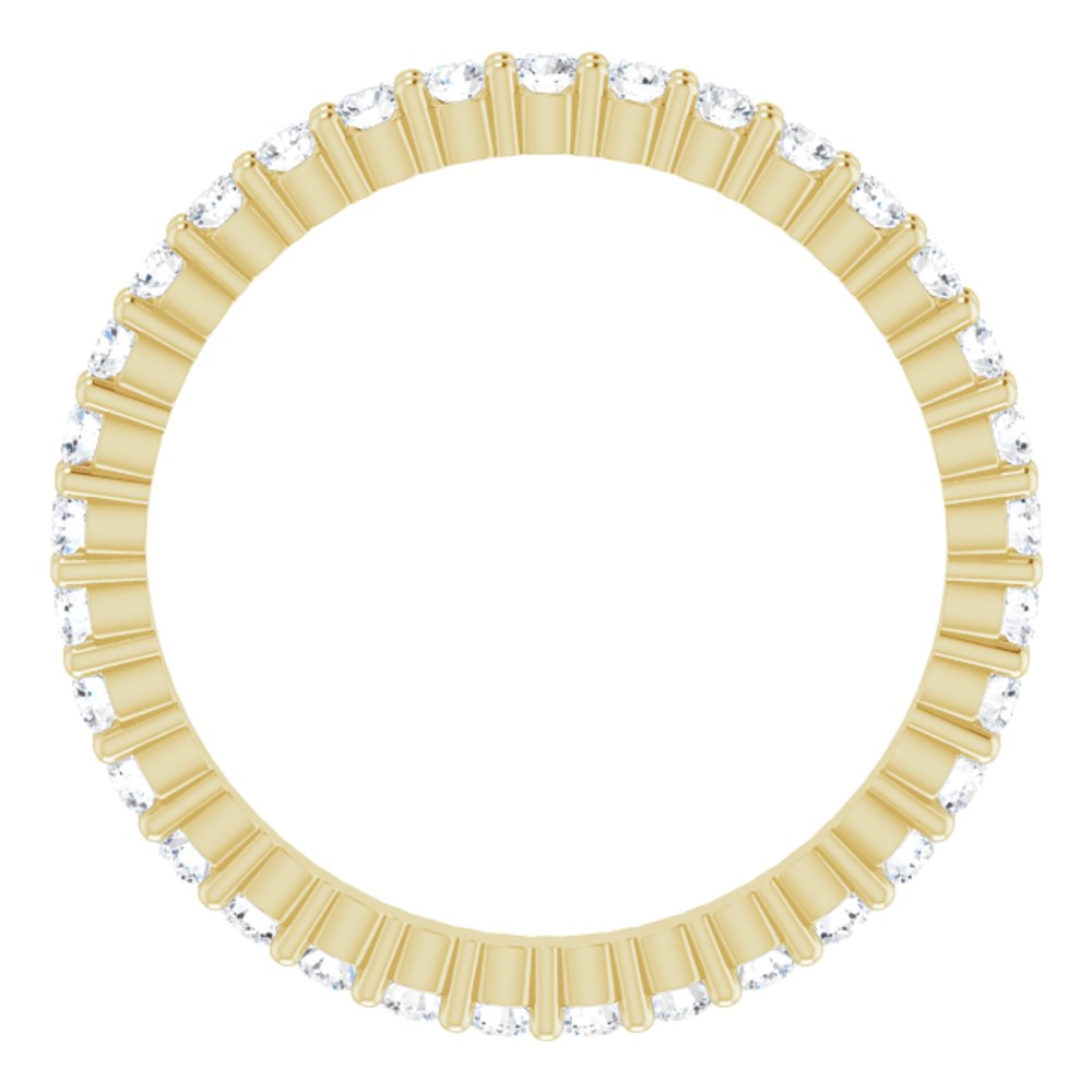 14K Yellow 1/2 CTW Lab-Grown Diamond Eternity Band