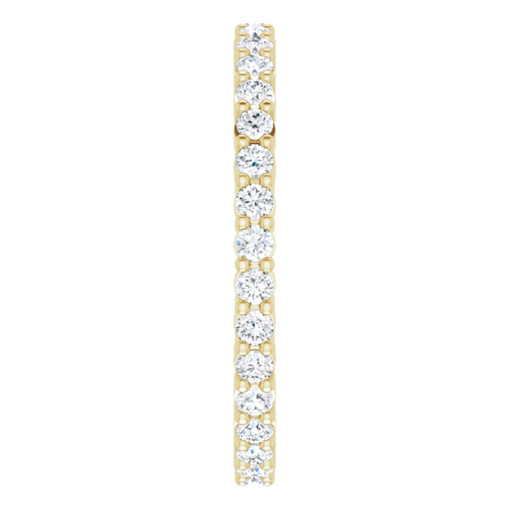 14K Yellow 1/2 CTW Lab-Grown Diamond Eternity Band
