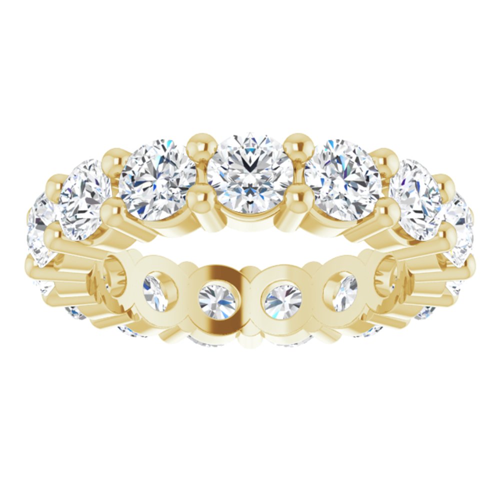 14K Yellow Gold 3 1/6 CTW Lab-Grown Diamond Eternity Band Size 5