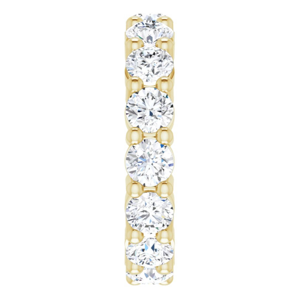 14K Yellow Gold 3 1/6 CTW Lab-Grown Diamond Eternity Band Size 5