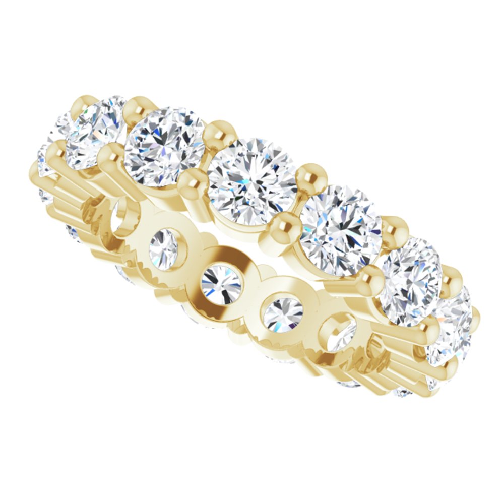 14K Yellow Gold 3 1/6 CTW Lab-Grown Diamond Eternity Band Size 5