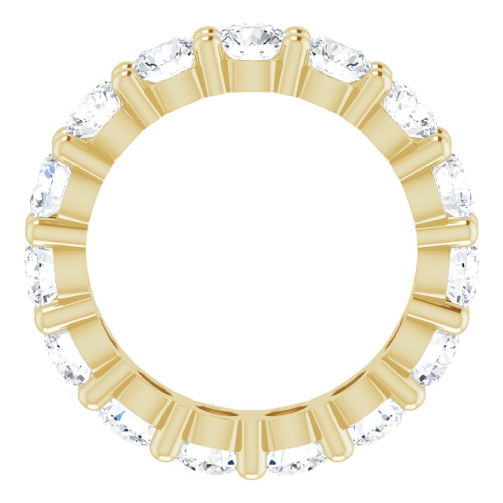 14K Yellow Gold 3 1/6 CTW Lab-Grown Diamond Eternity Band Size 5