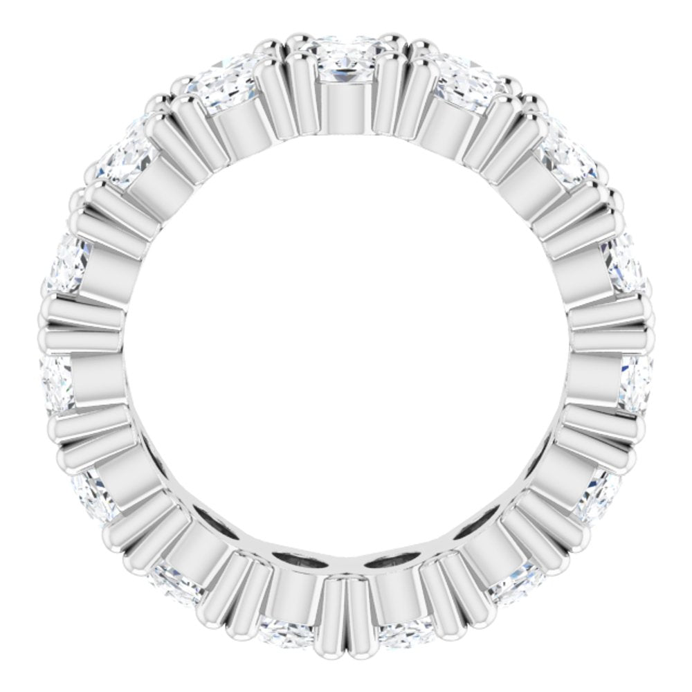 14K White Gold 6 CTW Lab-Grown Diamond Eternity Band Size 5.5