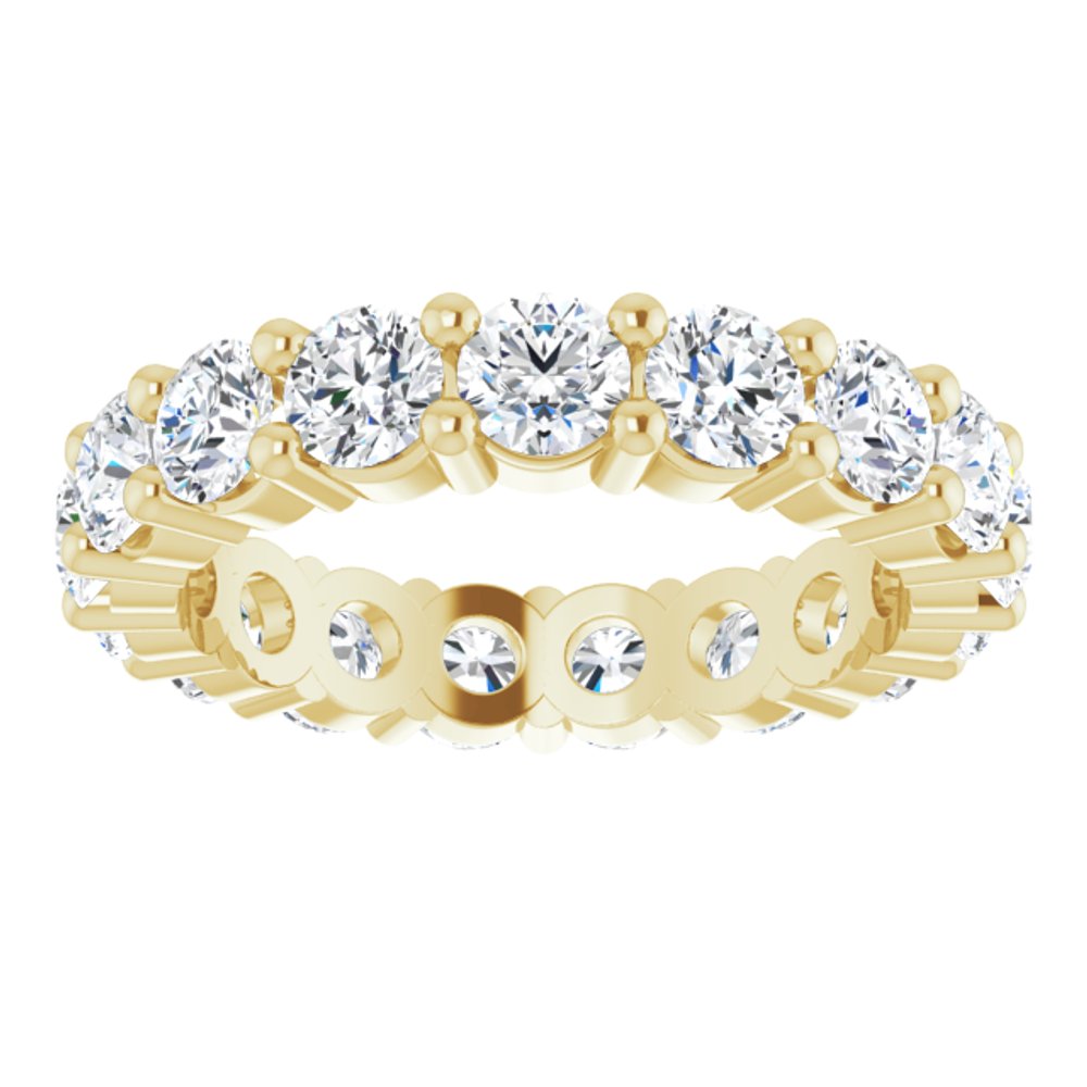 14K Yellow Gold 2 3/4 CTW Lab-Grown Diamond Eternity Band Size 5.5