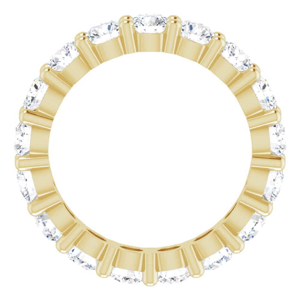 14K Yellow Gold 2 3/4 CTW Lab-Grown Diamond Eternity Band Size 5.5