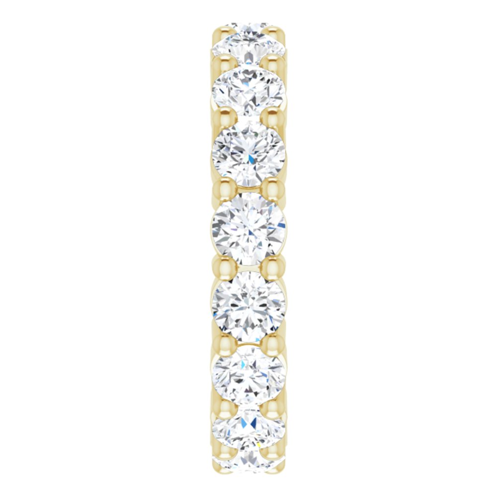 14K Yellow Gold 2 3/4 CTW Lab-Grown Diamond Eternity Band Size 5.5