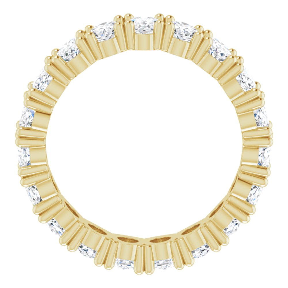 14K Yellow Gold 3 3/8 CTW Lab-Grown Diamond Eternity Band Size 5.5