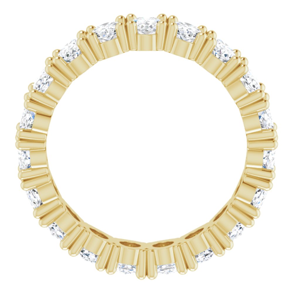 14K Yellow Gold 3 3/8 CTW Lab-Grown Diamond Eternity Band Size 5.75