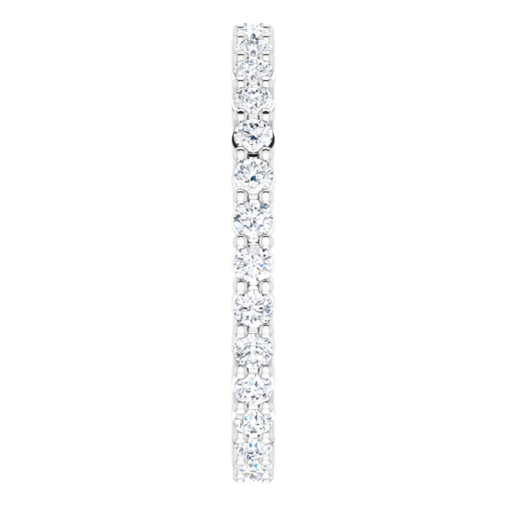 14K White Gold 5/8 CTW Lab-Grown Diamond Eternity Band