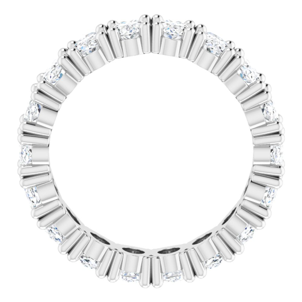 14K White Gold 3 1/4 CTW Lab-Grown Diamond Eternity Band Size 5