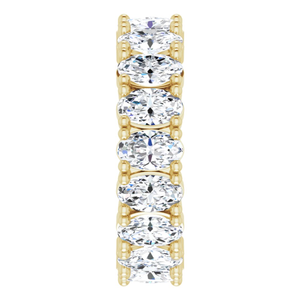 14K Yellow Gold 3 1/4 CTW Lab-Grown Diamond Eternity Band Size 5