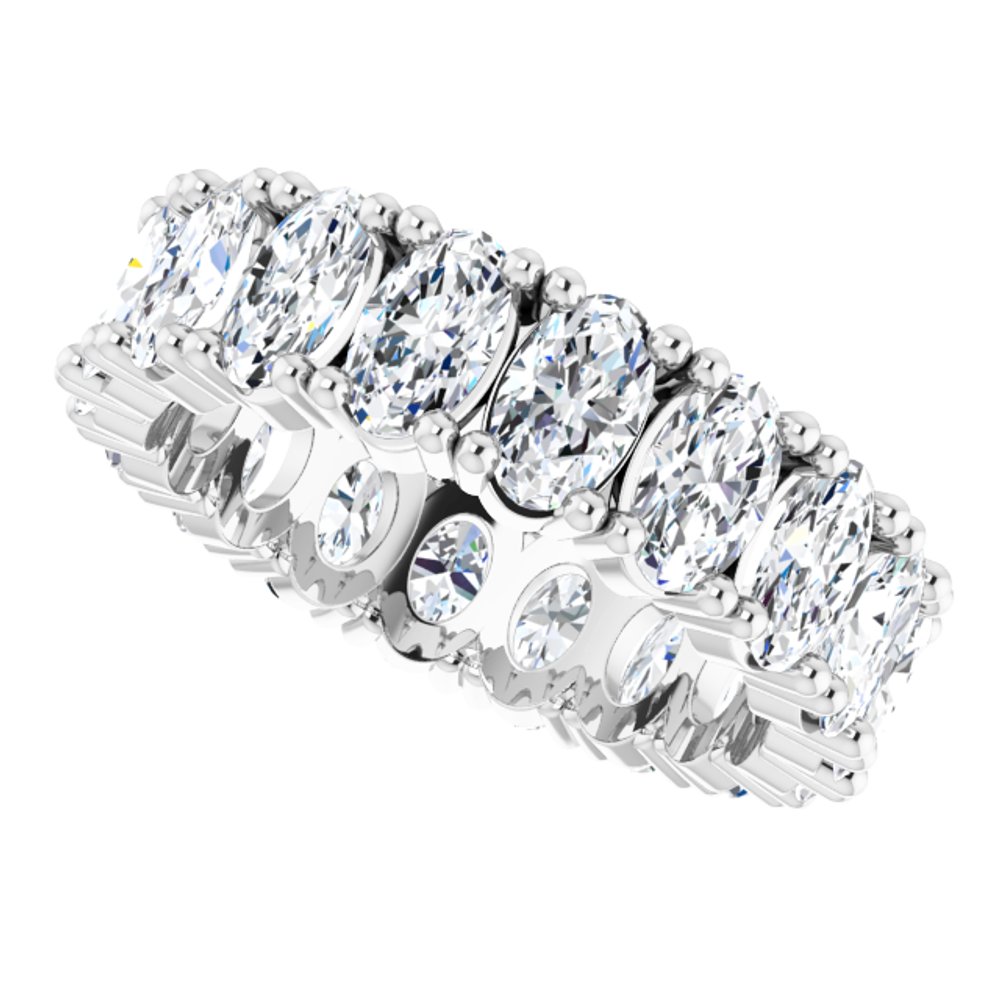 14K White Gold 3 1/4 CTW Lab-Grown Diamond Eternity Band Size 5