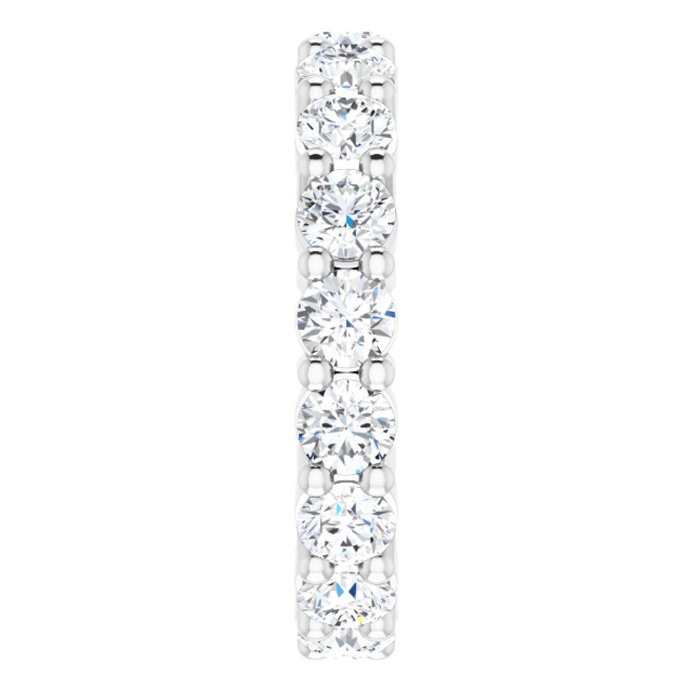 14K White Gold 2 3/4 CTW Lab-Grown Diamond Eternity Band Size 6.5