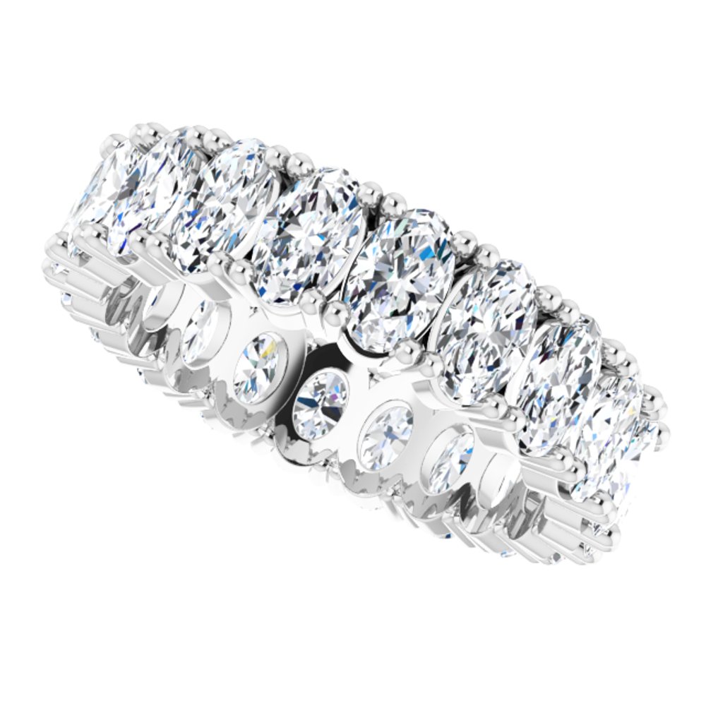 14K White Gold 3 5/8 CTW Lab-Grown Diamond Eternity Band