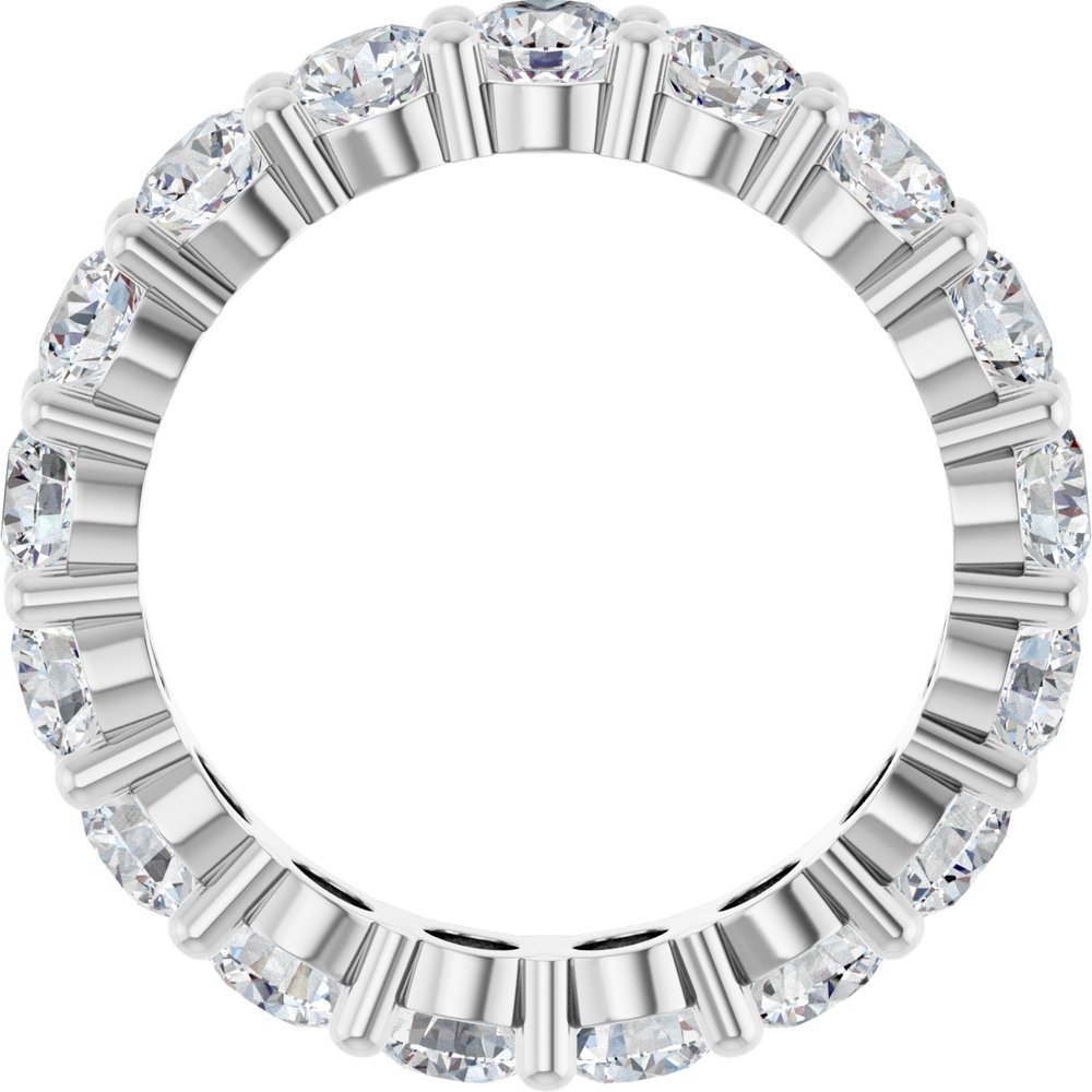 10K White Gold 3 1/2 CTW Lab-Grown Diamond Eternity Band Size 7