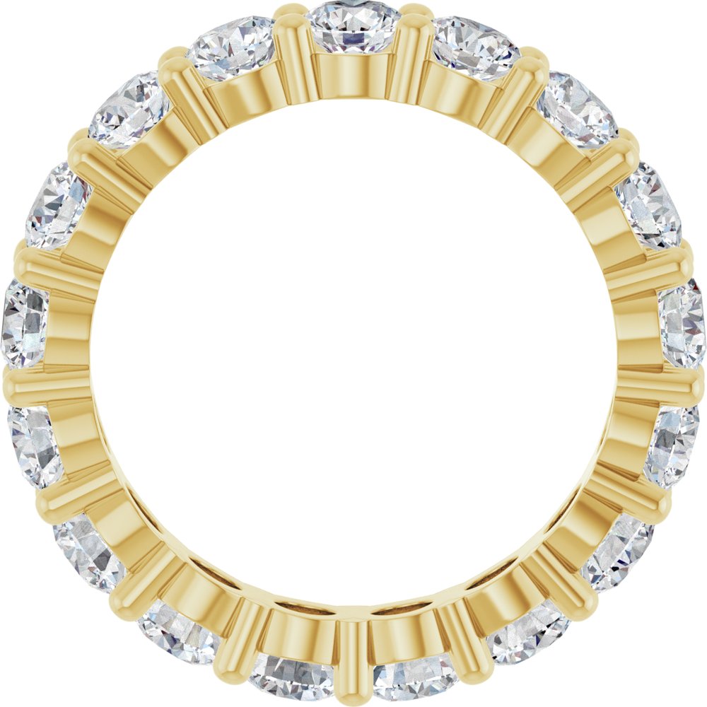 14K Yellow Gold 3 1/2 CTW Lab-Grown Diamond Eternity Band Size 7