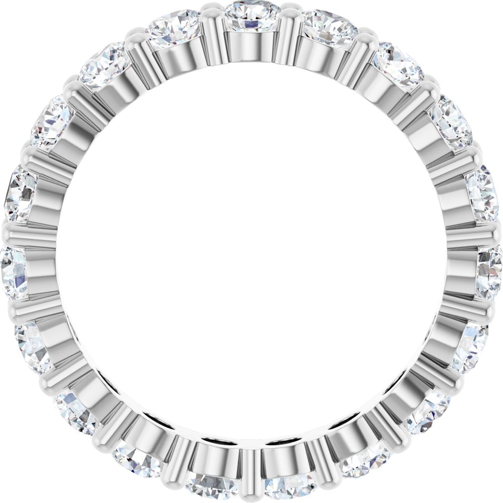 14K White Gold 2 1/4 CTW Lab-Grown Diamond Eternity Band Size 7