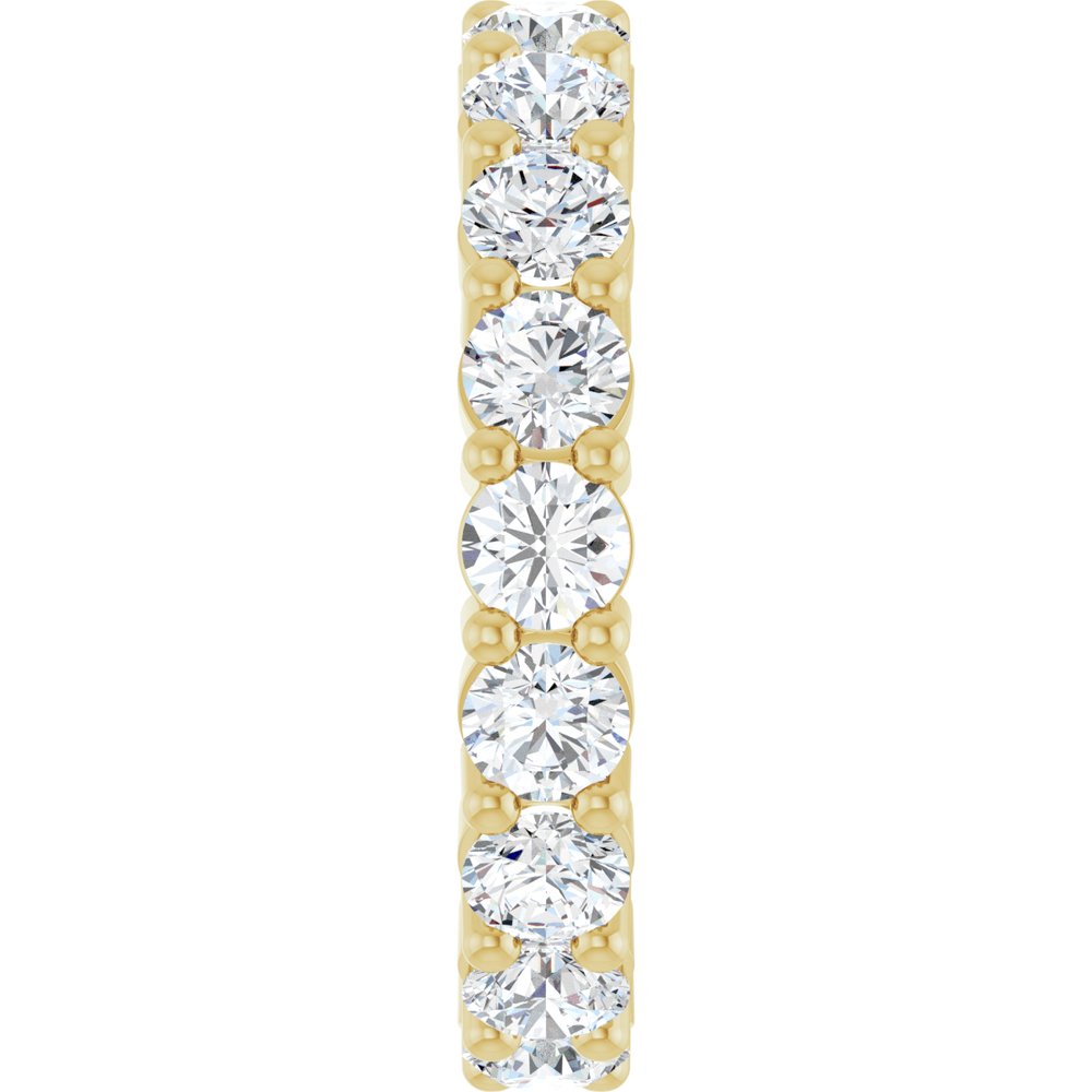 14K Yellow Gold 3 1/4 CTW Lab-Grown Diamond Eternity Band Size 7