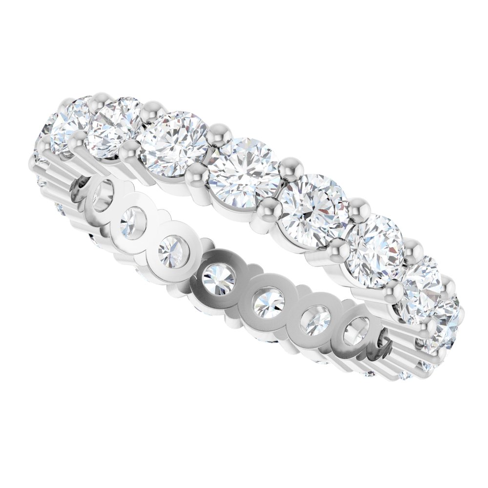 14K White Gold 2 1/4 CTW Lab-Grown Diamond Eternity Band Size 7