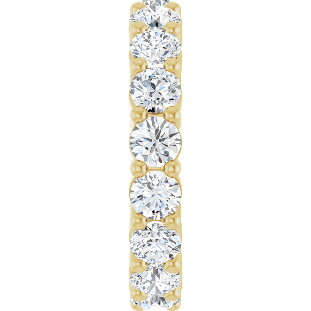 14K Yellow Gold 3 1/2 CTW Lab-Grown Diamond Eternity Band Size 7