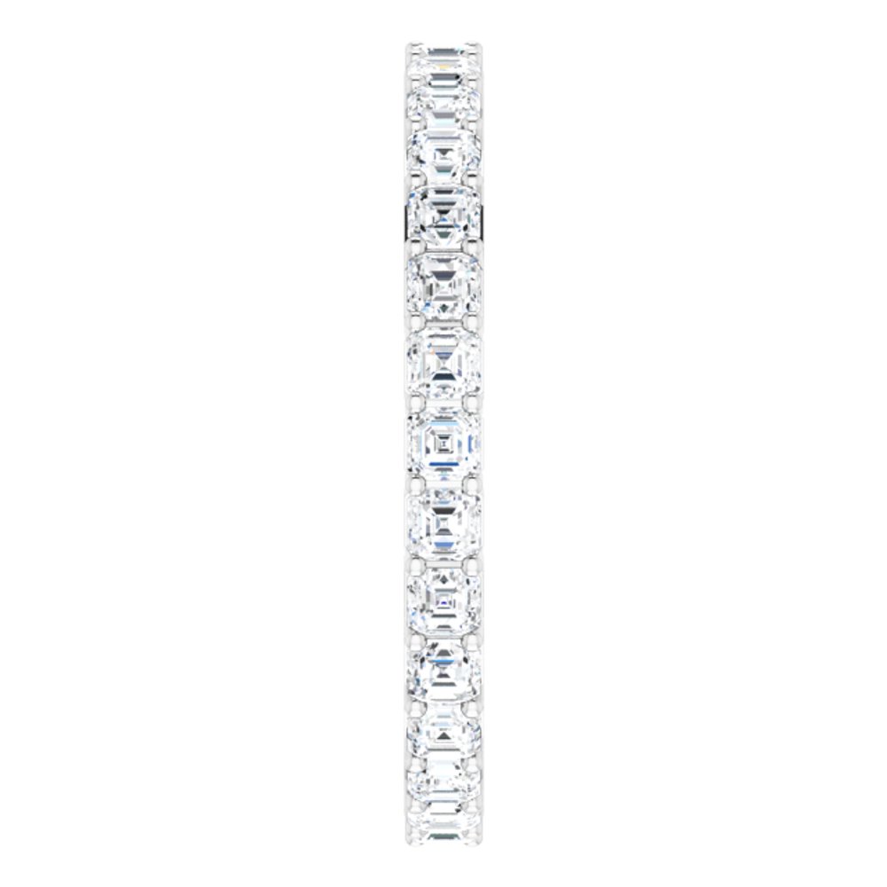 Platinum 1 1/2 CTW Natural Diamond Eternity Band Size 7