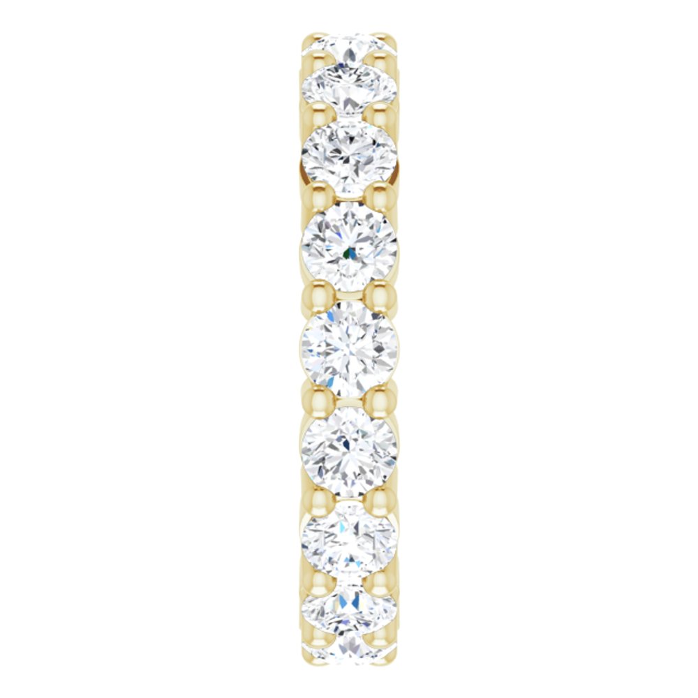 14K Yellow Gold 2 7/8 CTW Lab-Grown Diamond Eternity Band Size 7.5